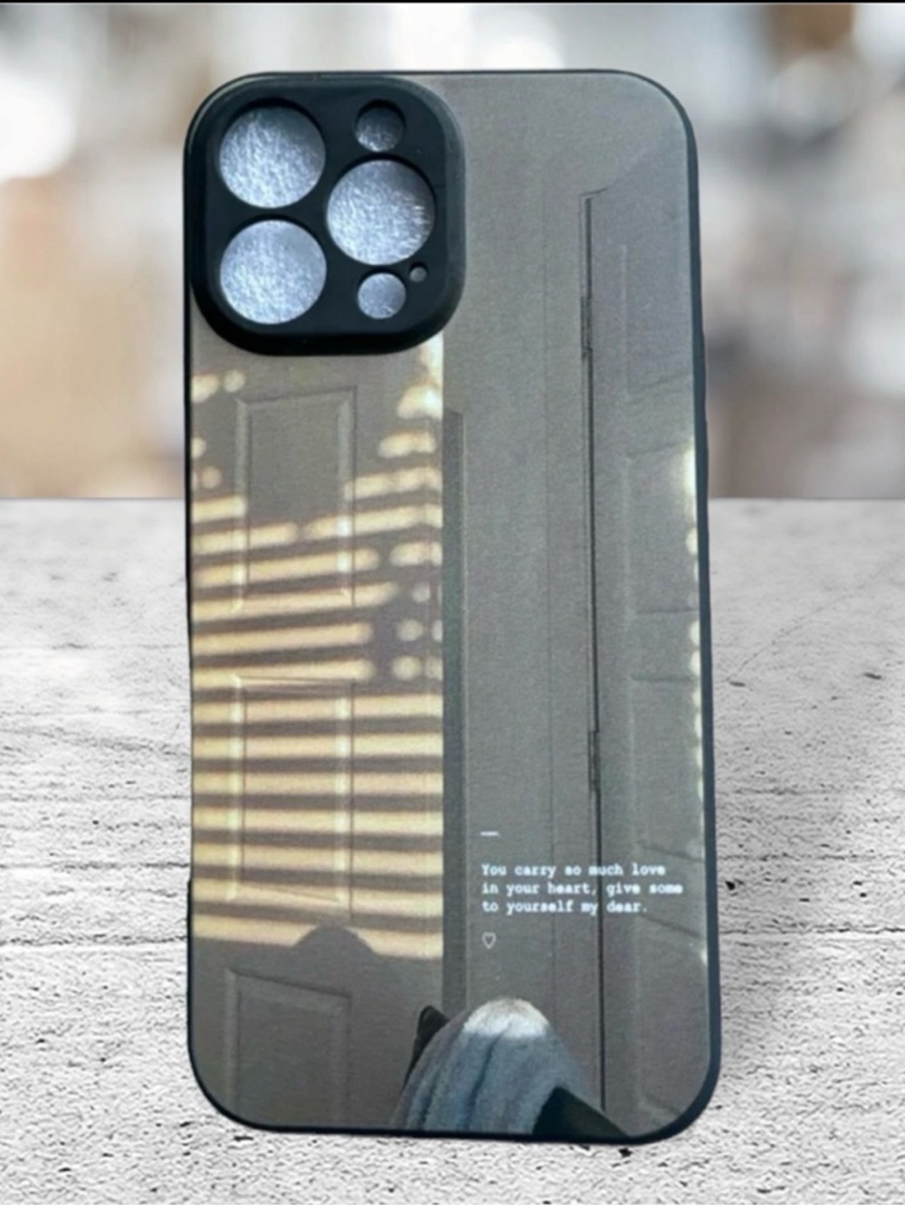 Sunlit Doorway Graphic iPhone Case - Neutral Tones